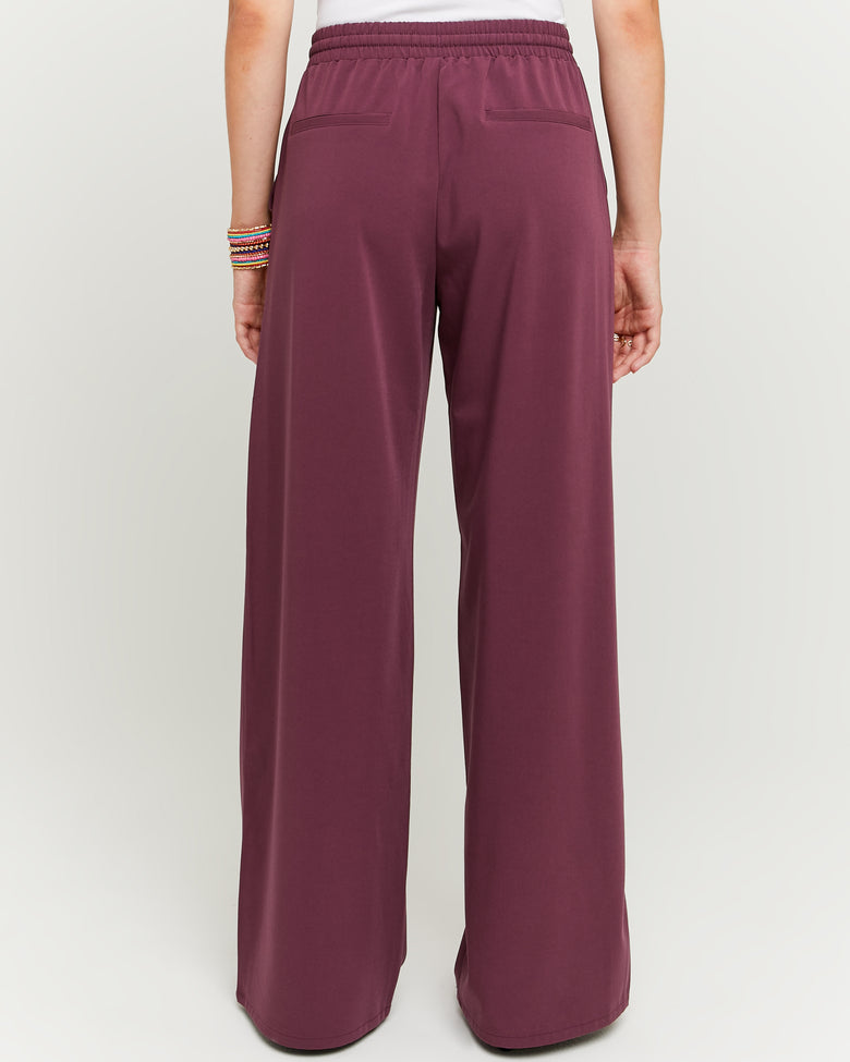 Mid Waist Jogger | Bordeau