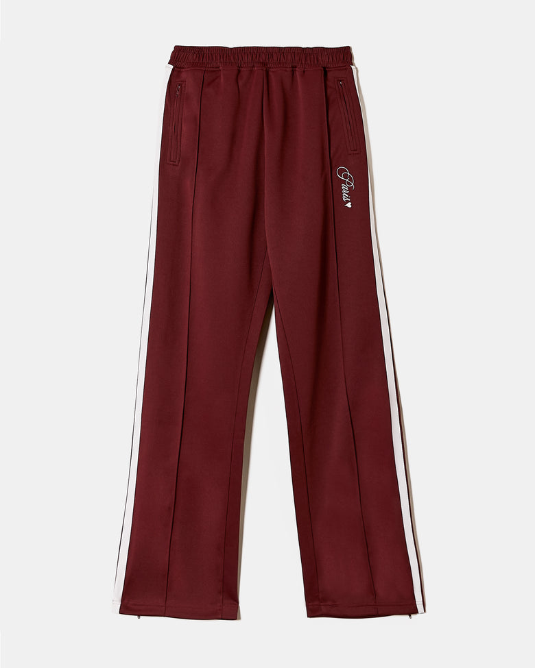 Straight Leg Sweatpants with Band Detail | Bordeau
