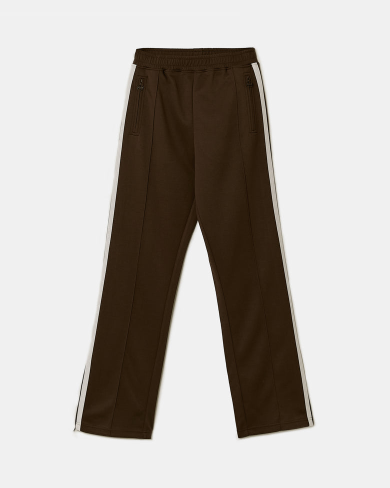 Loose Jogger With Stripes | Brown