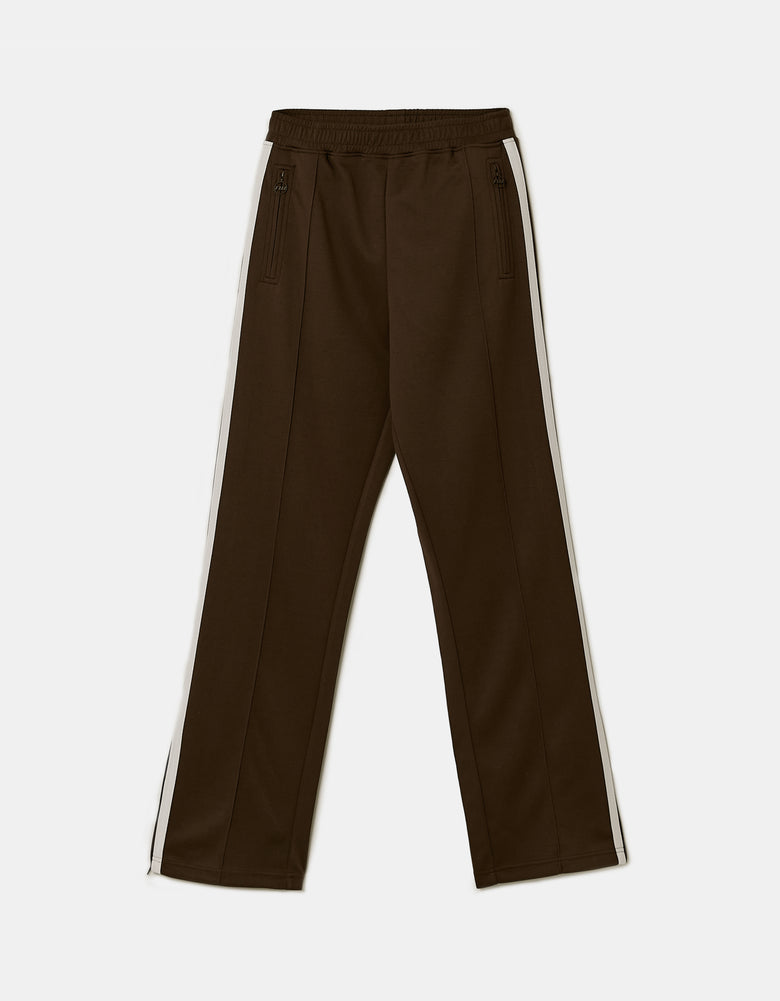 Loose Jogger With Stripes | Brown