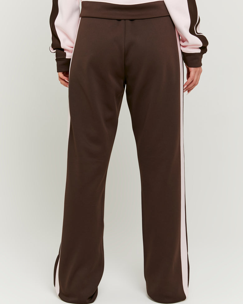 Joggers with Stripes | Brown