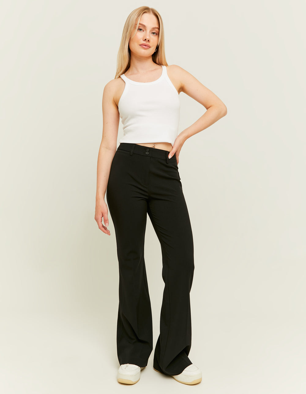 Tailoring Bootcut Trousers | Black