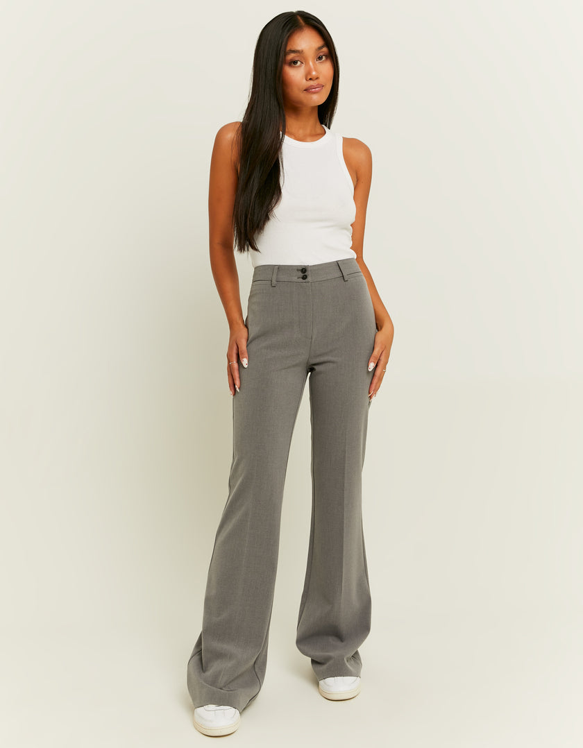 Tailoring Bootcut Trousers | Grey