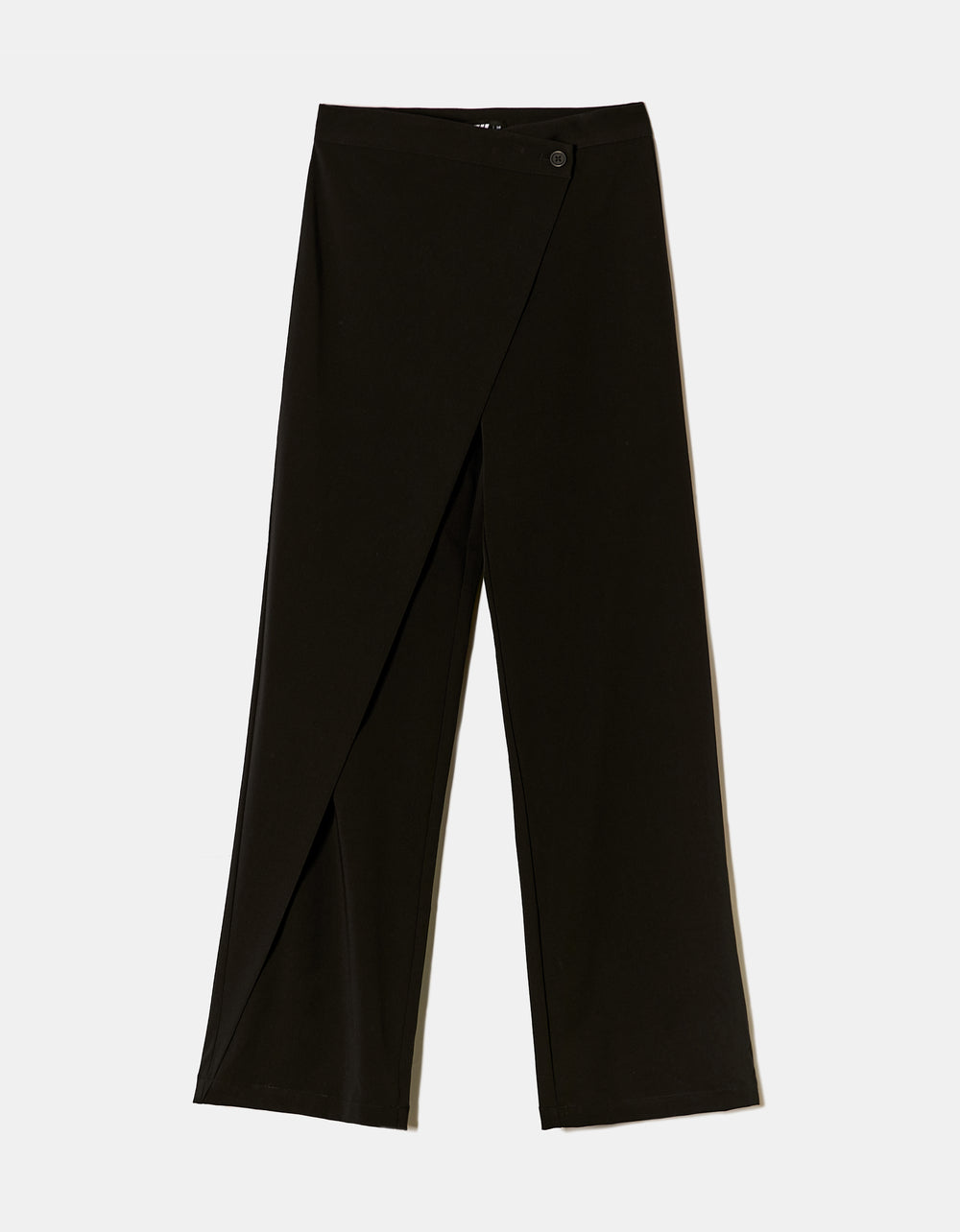 Wrapped Tailored Trousers | Black