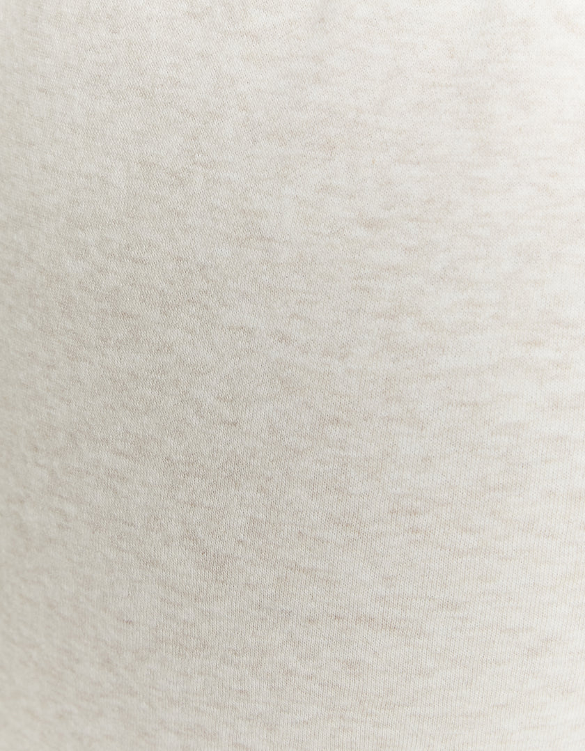 Mid Waist Wide Leg Trousers | Grey Heather