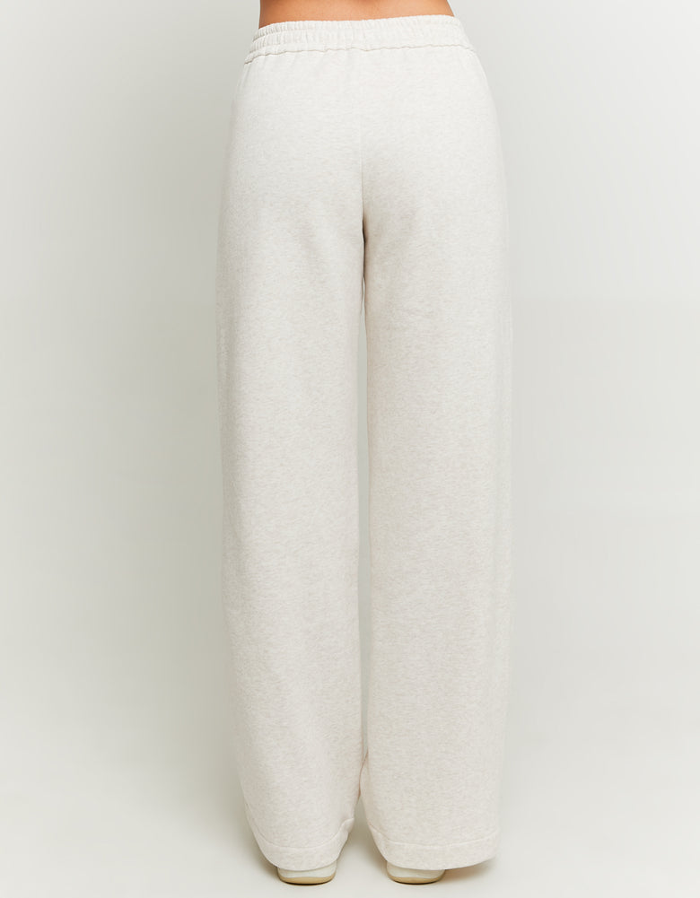 Wide Leg Basic Joggers | Grey