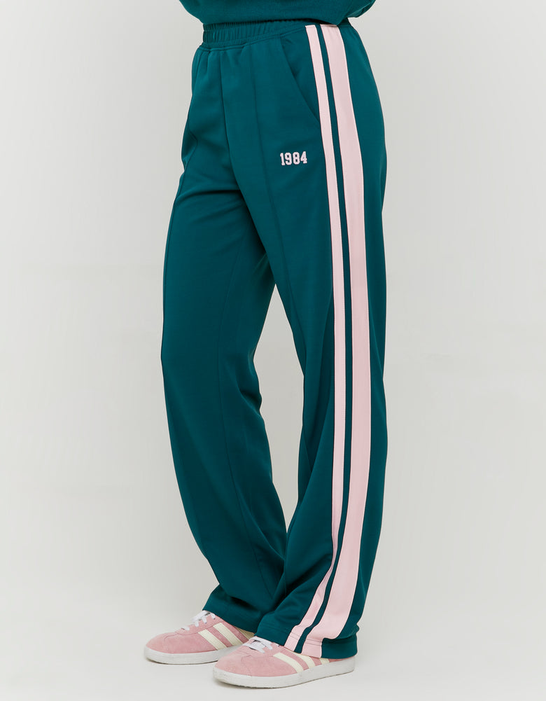 Jogging Pants with Print | Green