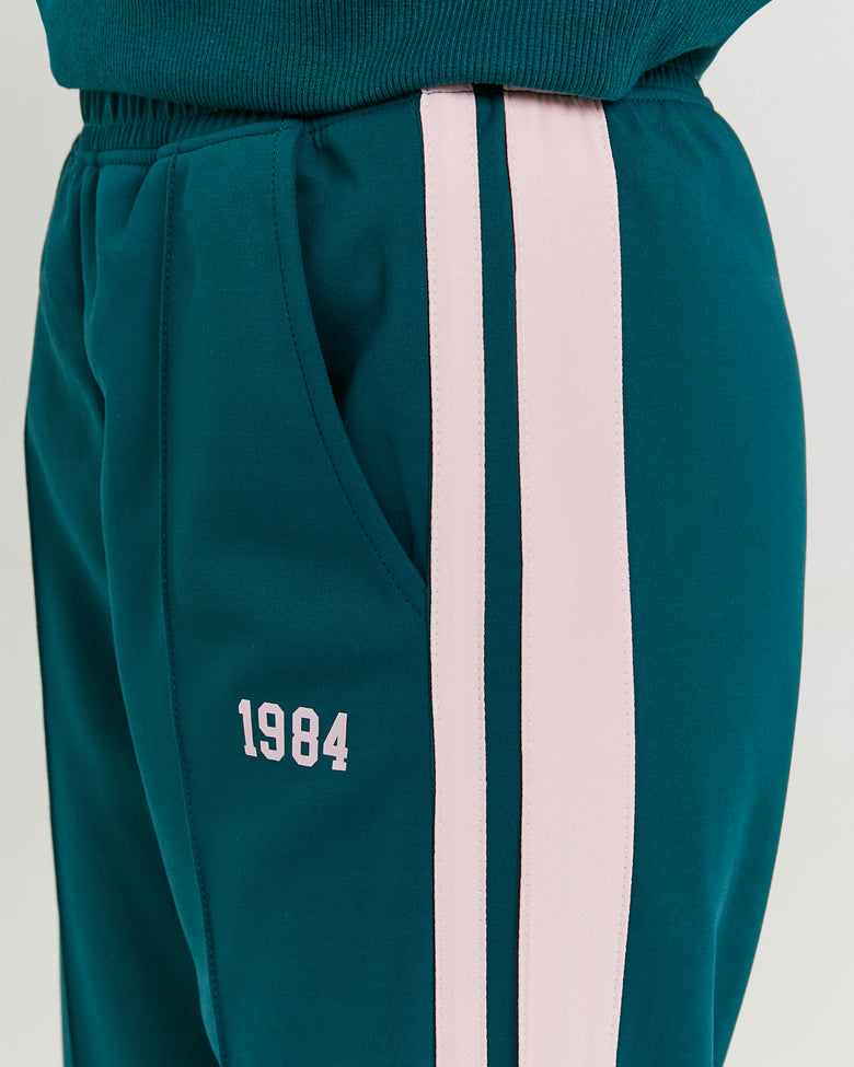 Jogging Pants with Print | Green