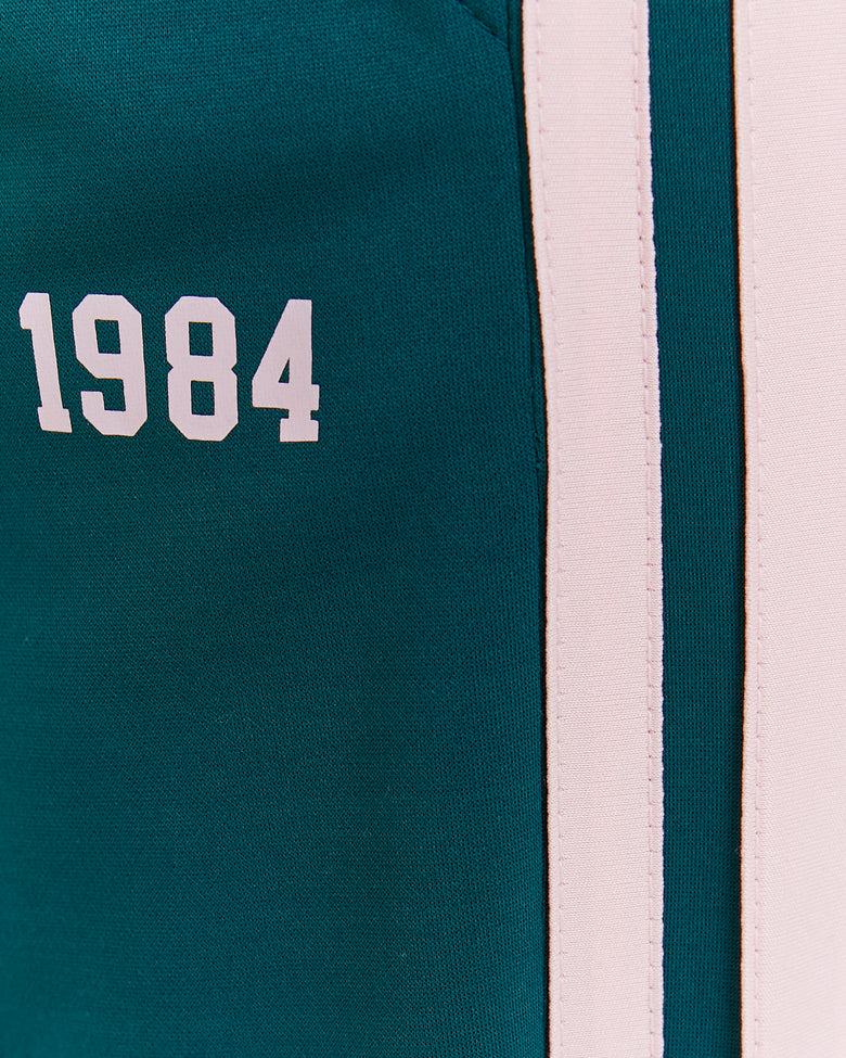 Jogging Pants with Print | Green