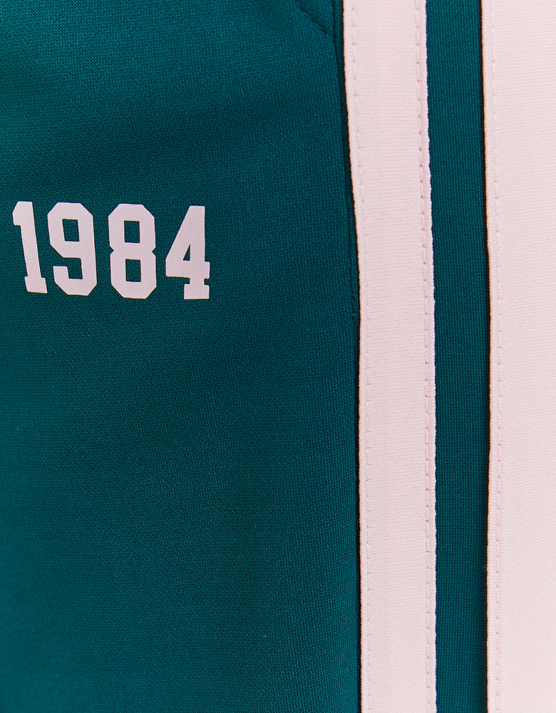 Jogging Pants with Print | Green