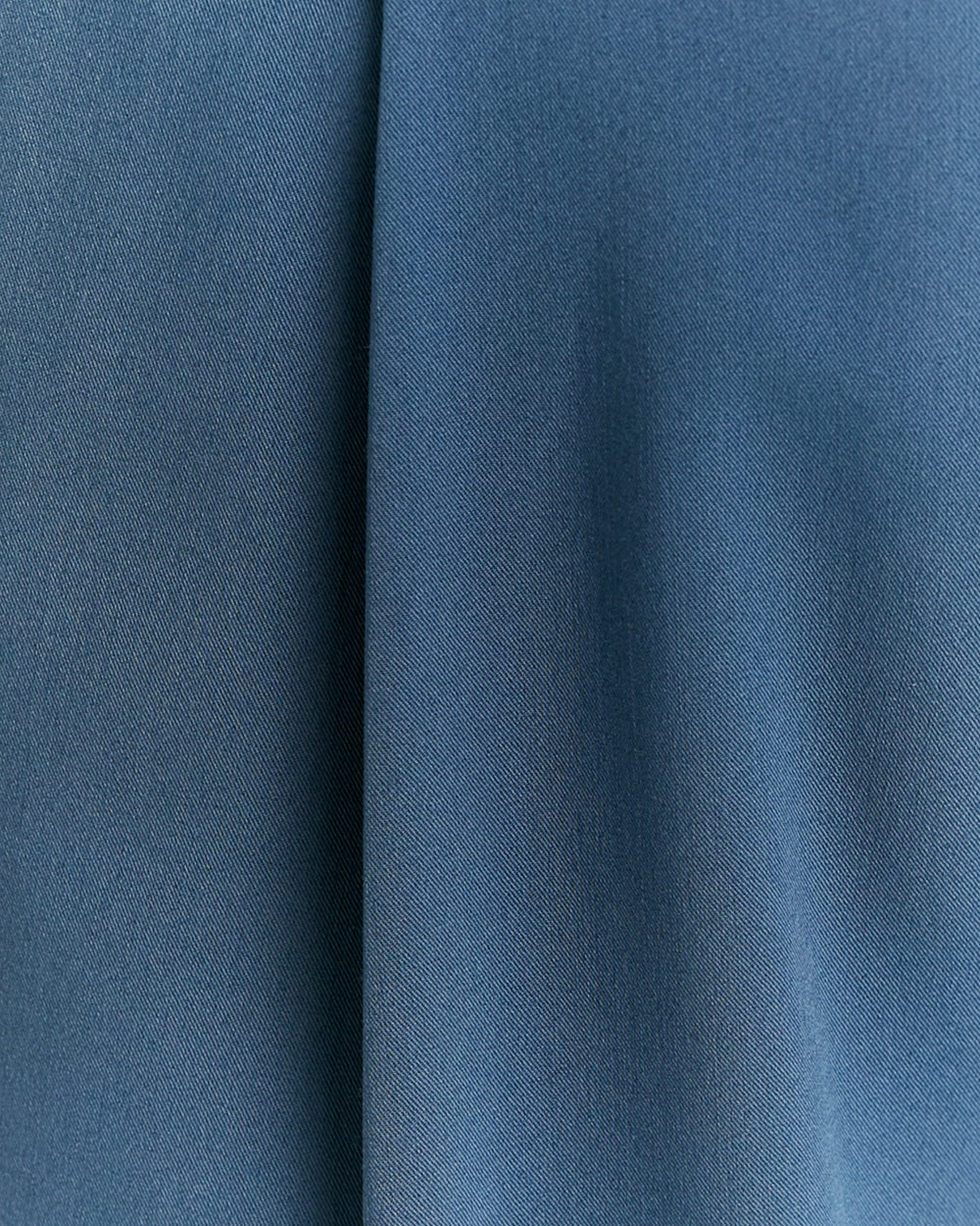 Mid Waist Wide Leg Trousers | Blue