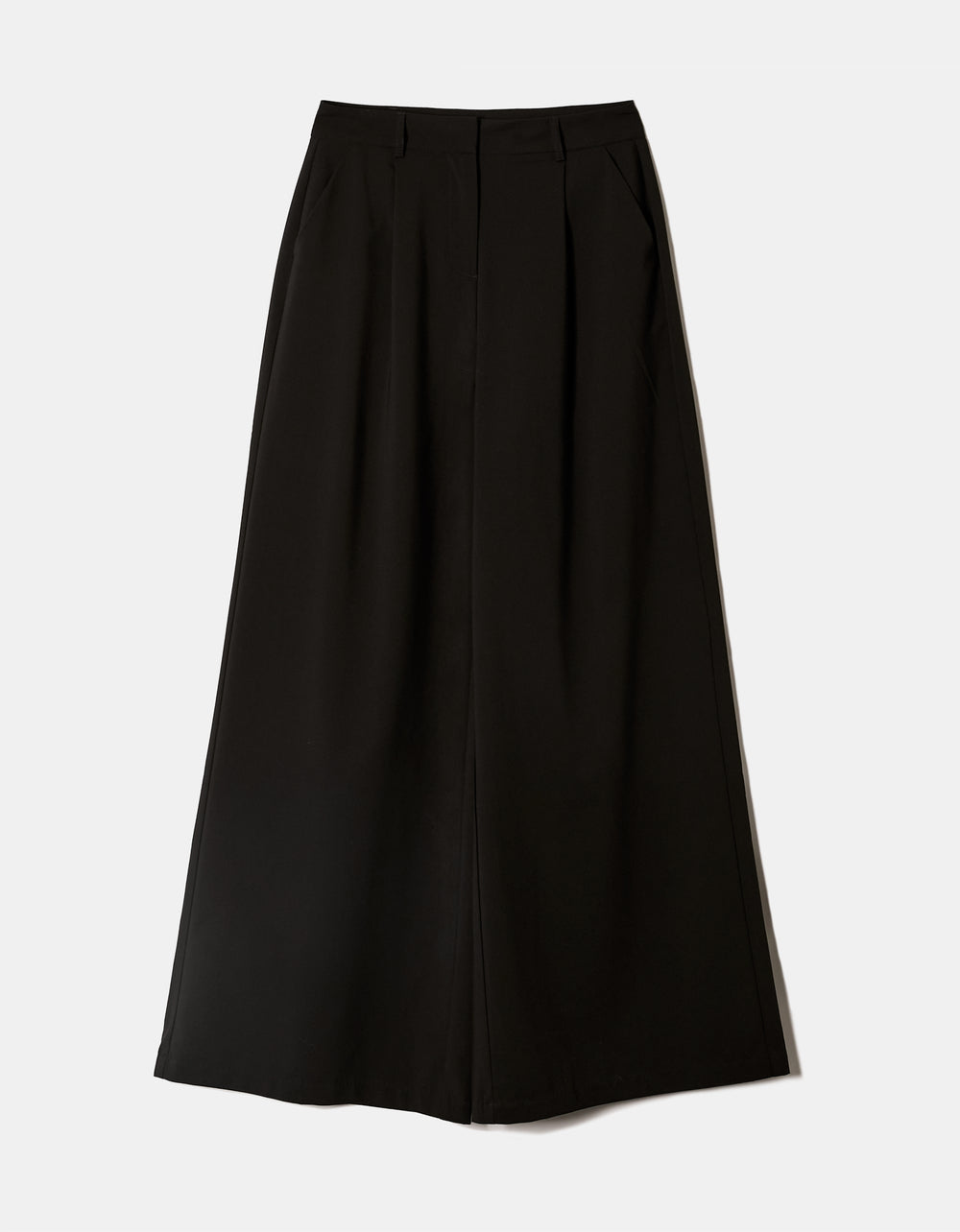 High Waist Wide Leg Tailoring Trousers | Black