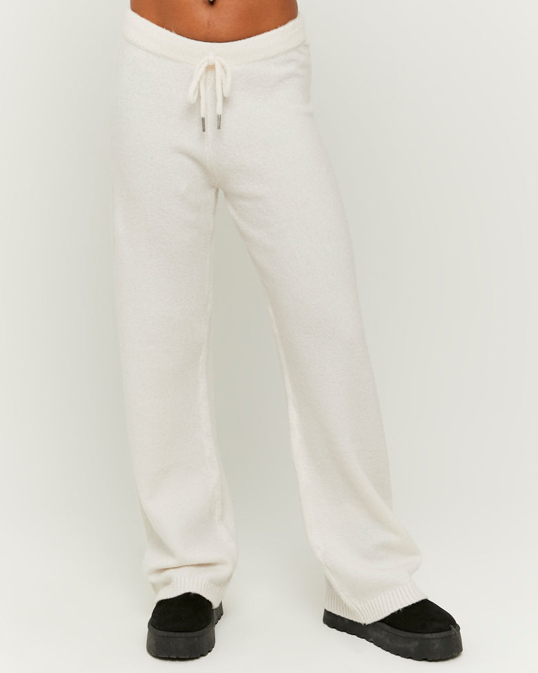 Flare Knitted Trousers | Off White