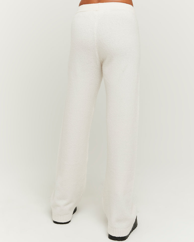 Flare Knitted Trousers | Off White