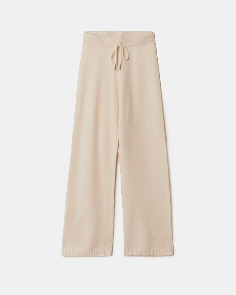 Flare Knitted Trousers | Off White