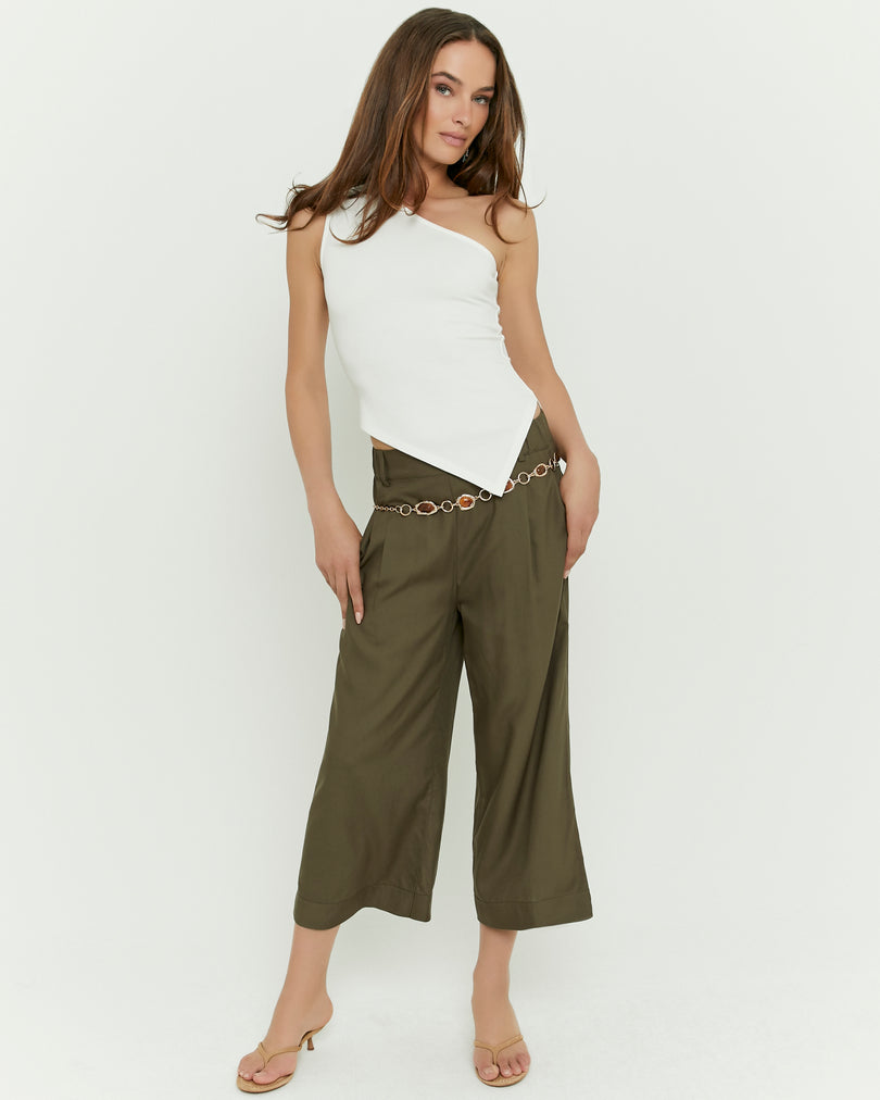 Culotte Trousers | Kakki