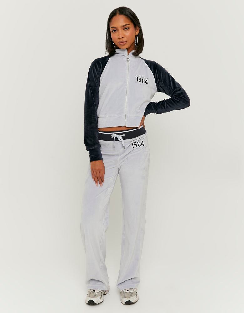 Wide Leg Pant | Light Grey