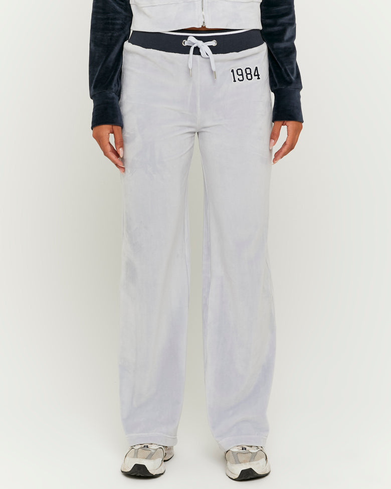 Wide Leg Pant | Light Grey