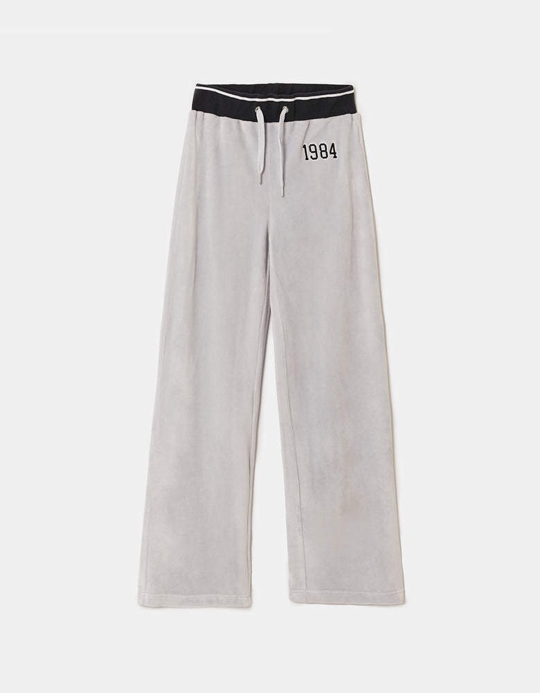 Wide Leg Pant | Light Grey