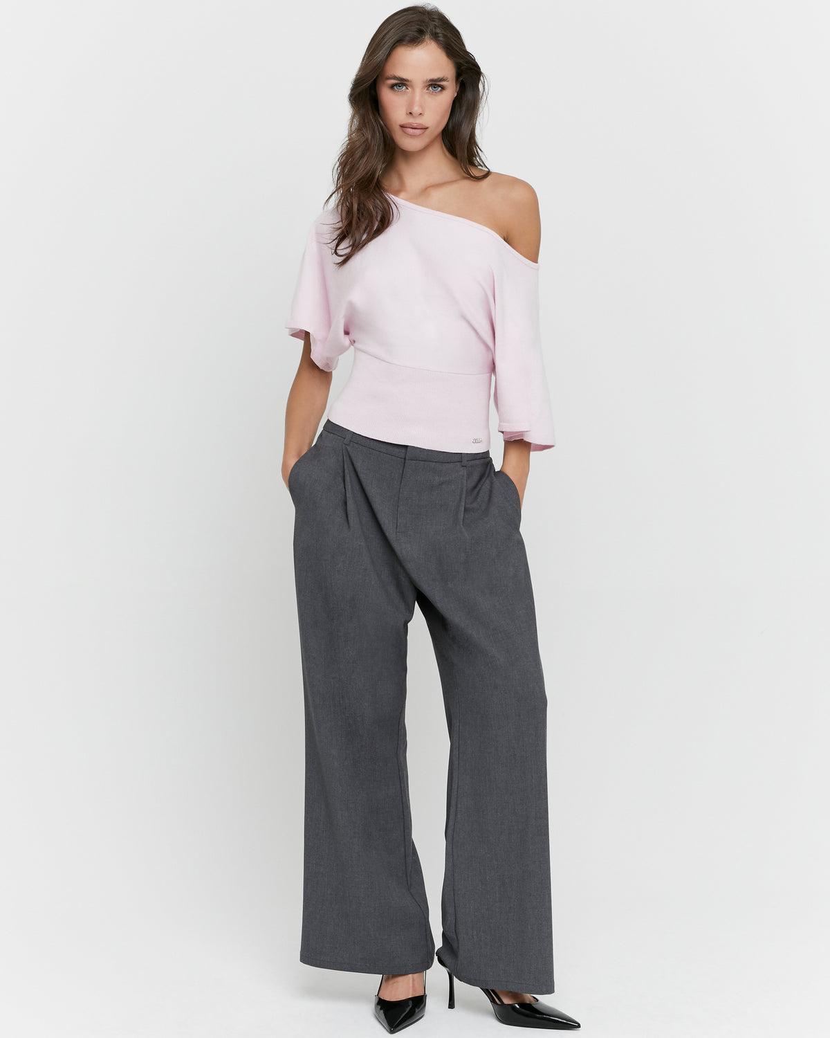 Straight Pants | Grey