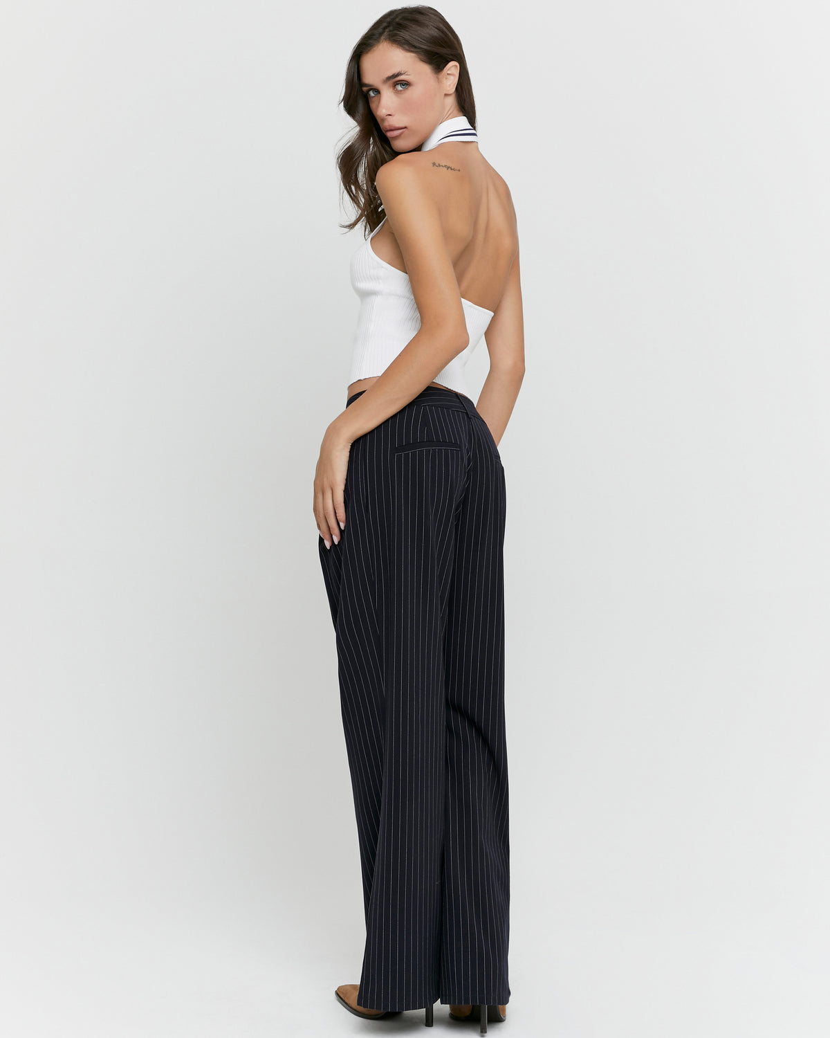 Straight Pants | Navy
