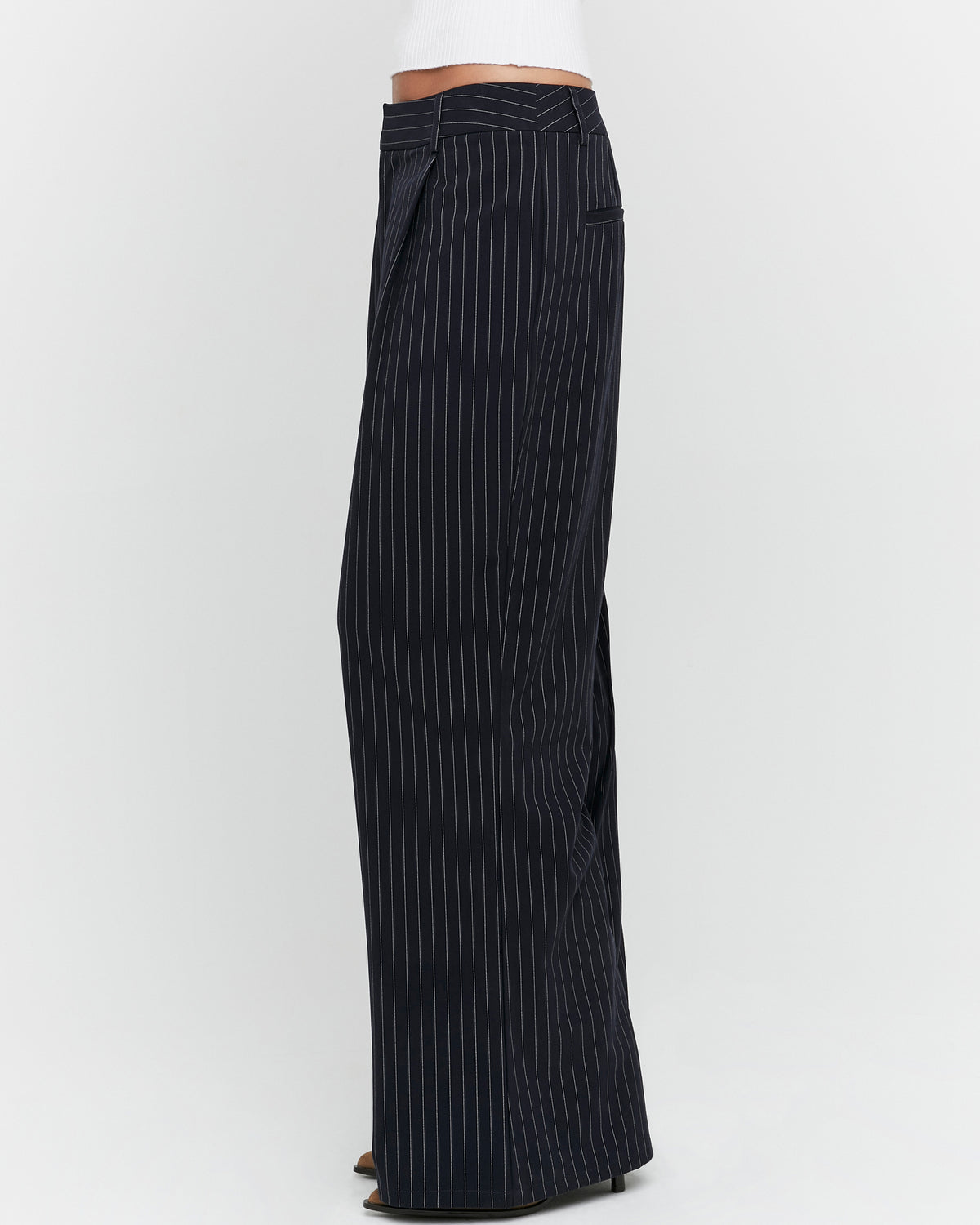 Straight Pants | Navy