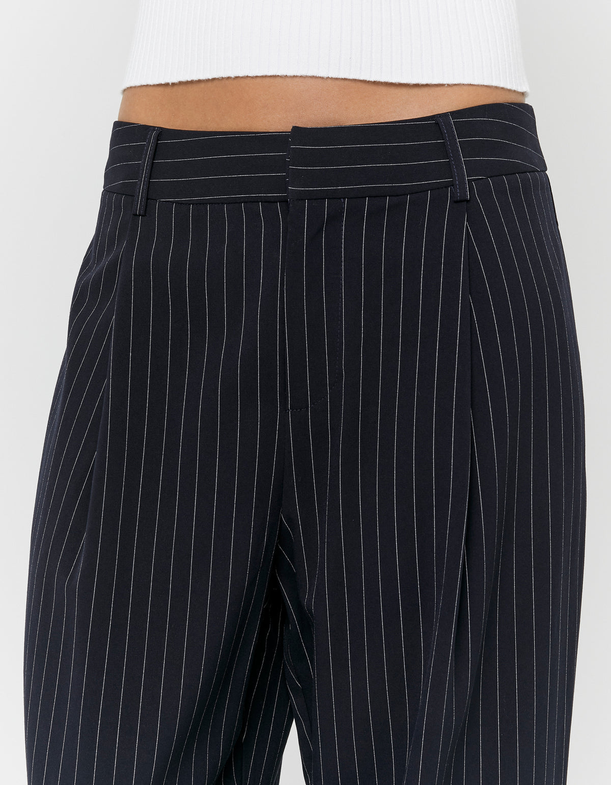 Straight Pants | Navy