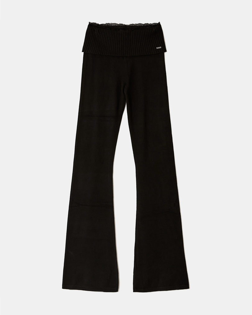 Knit pant | Black