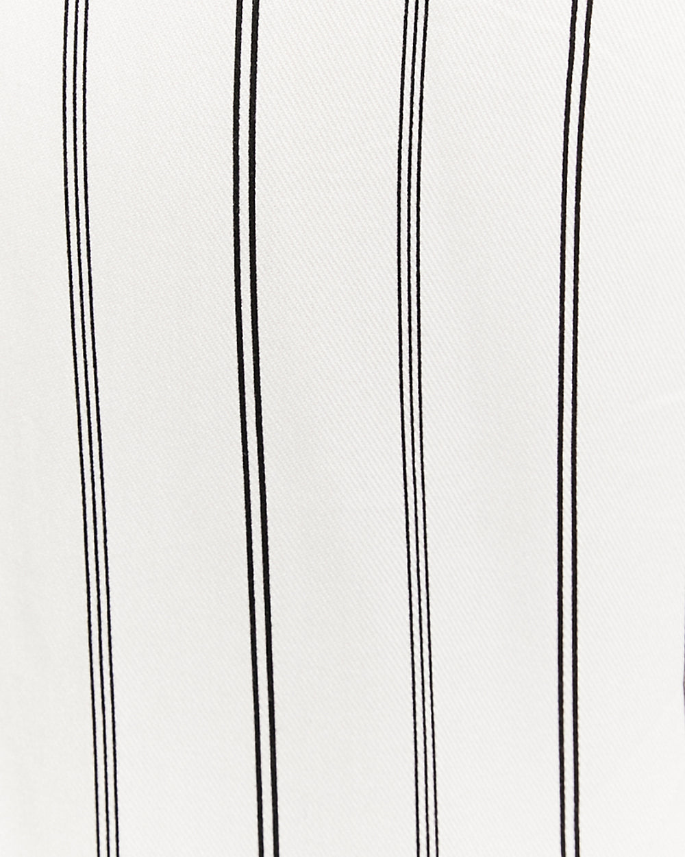 Wide Leg Trousers with Elastic Waist | White-Black