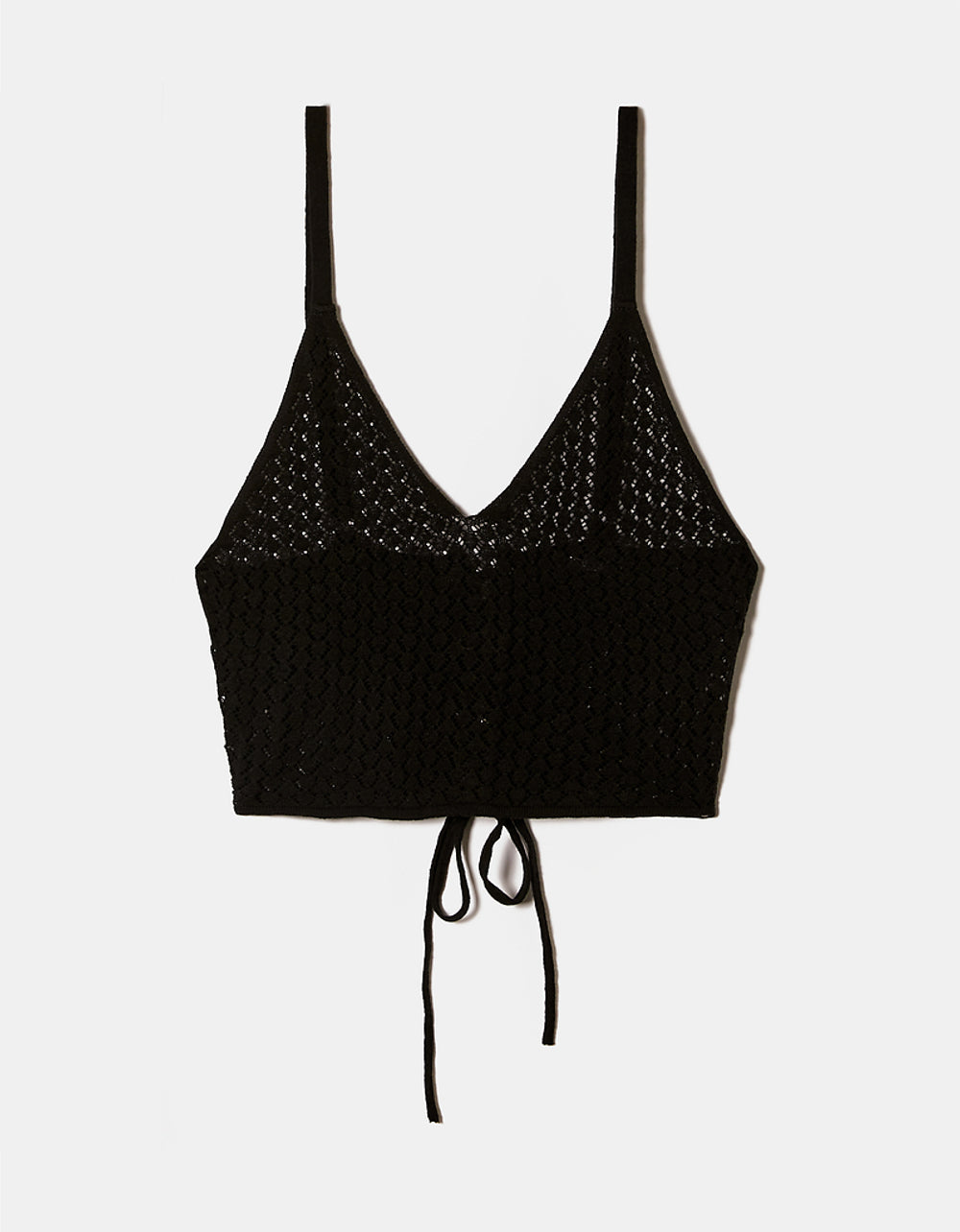 Knitted Bralet | Black