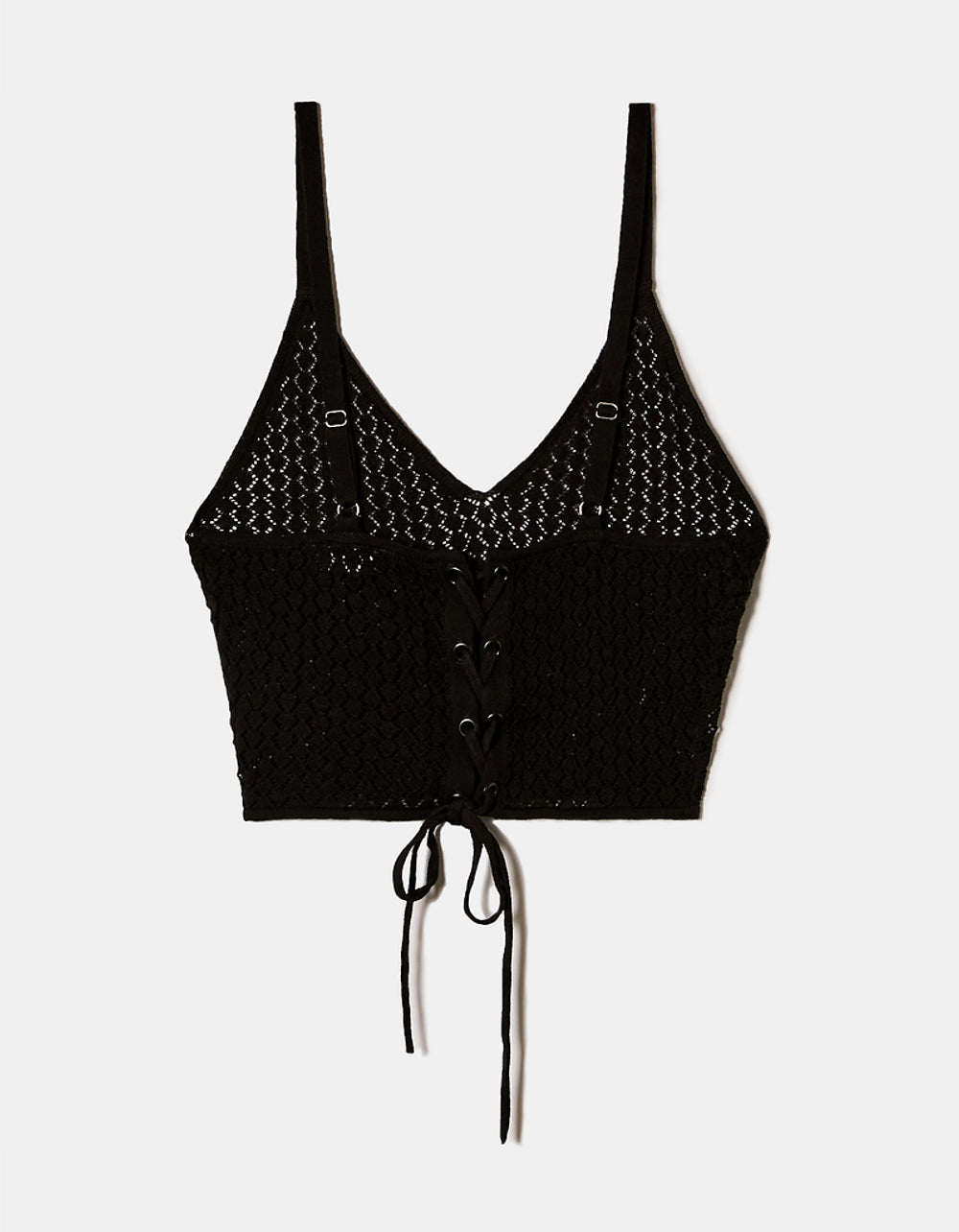 Knitted Bralet | Black