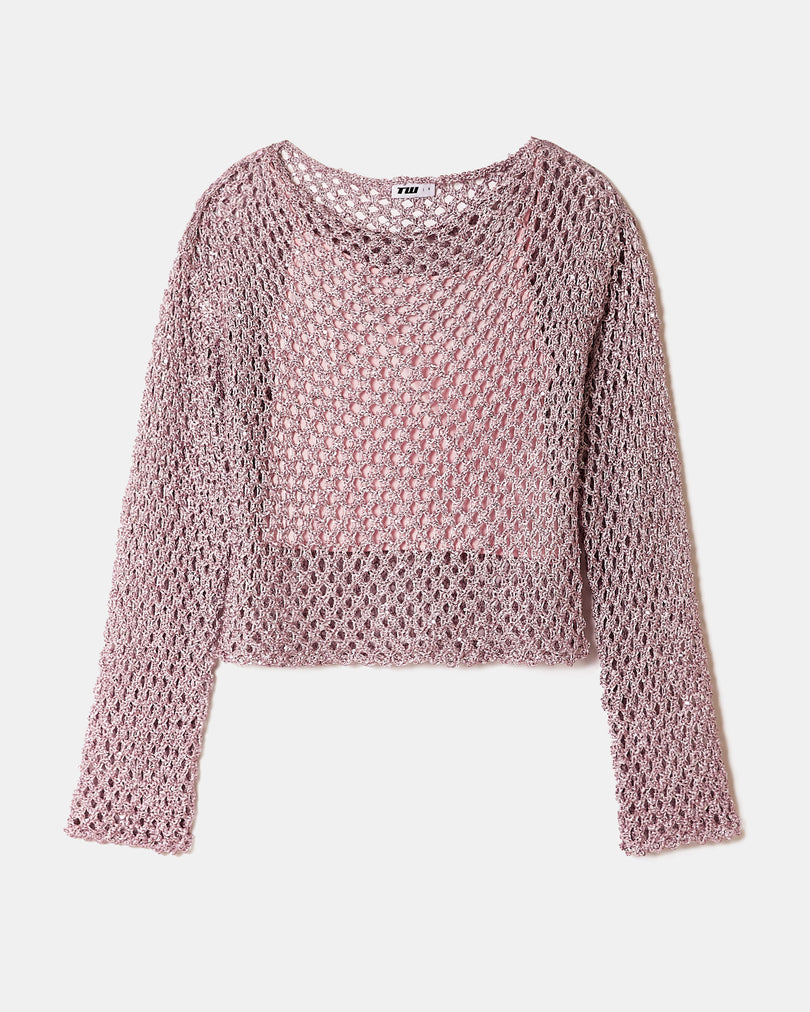 Knit Top | Pink