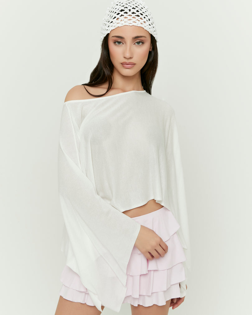 Asymmetric Top | Off White