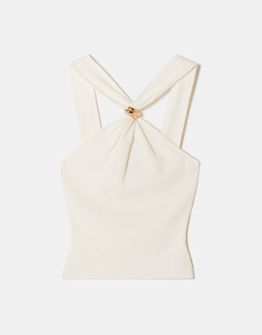 Halter Top | Off White