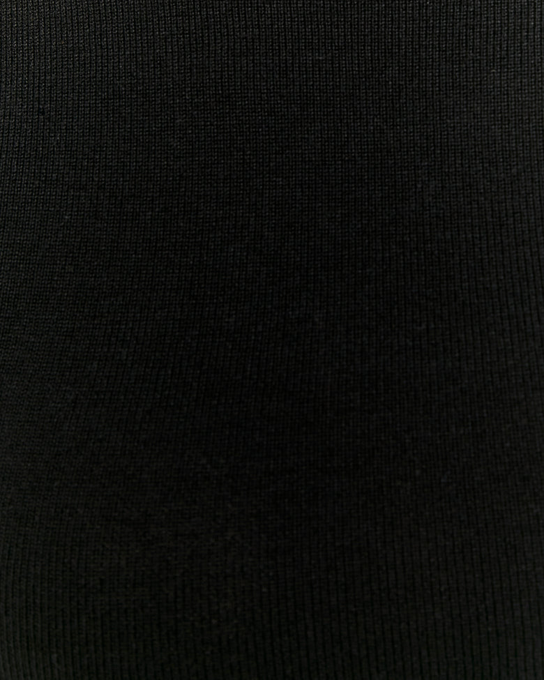 Asymmetric Sweater | Black