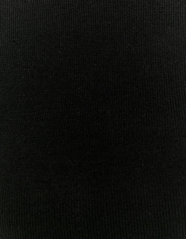 Asymmetric Sweater | Black