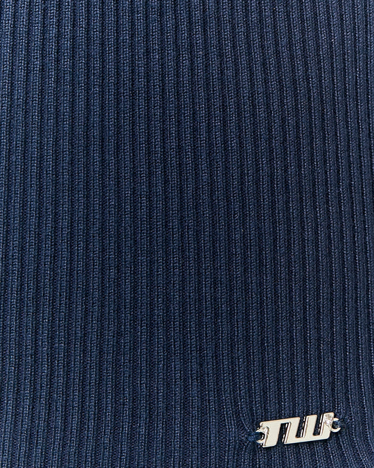 Striped Knit Top | Navy