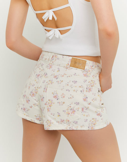 Low Waist Shorts | Floral Print