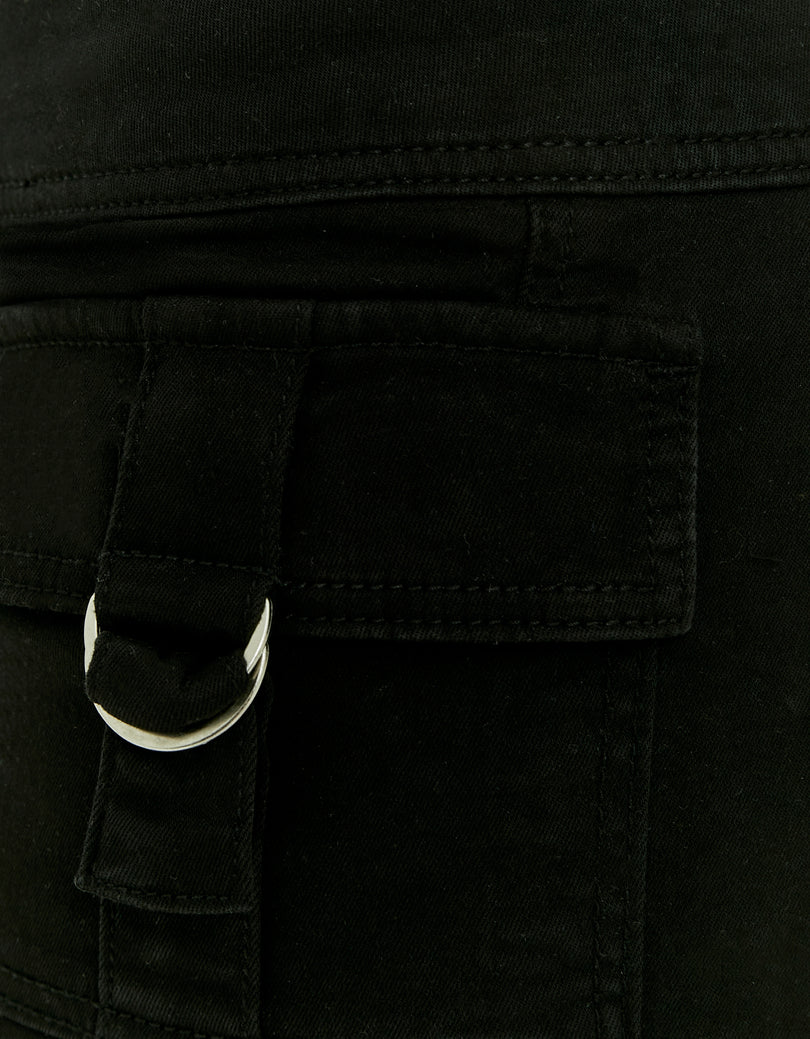 Belted Mini Shorts | Black