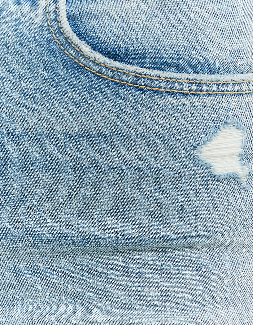 High Waist Bermuda Shorts | Blue