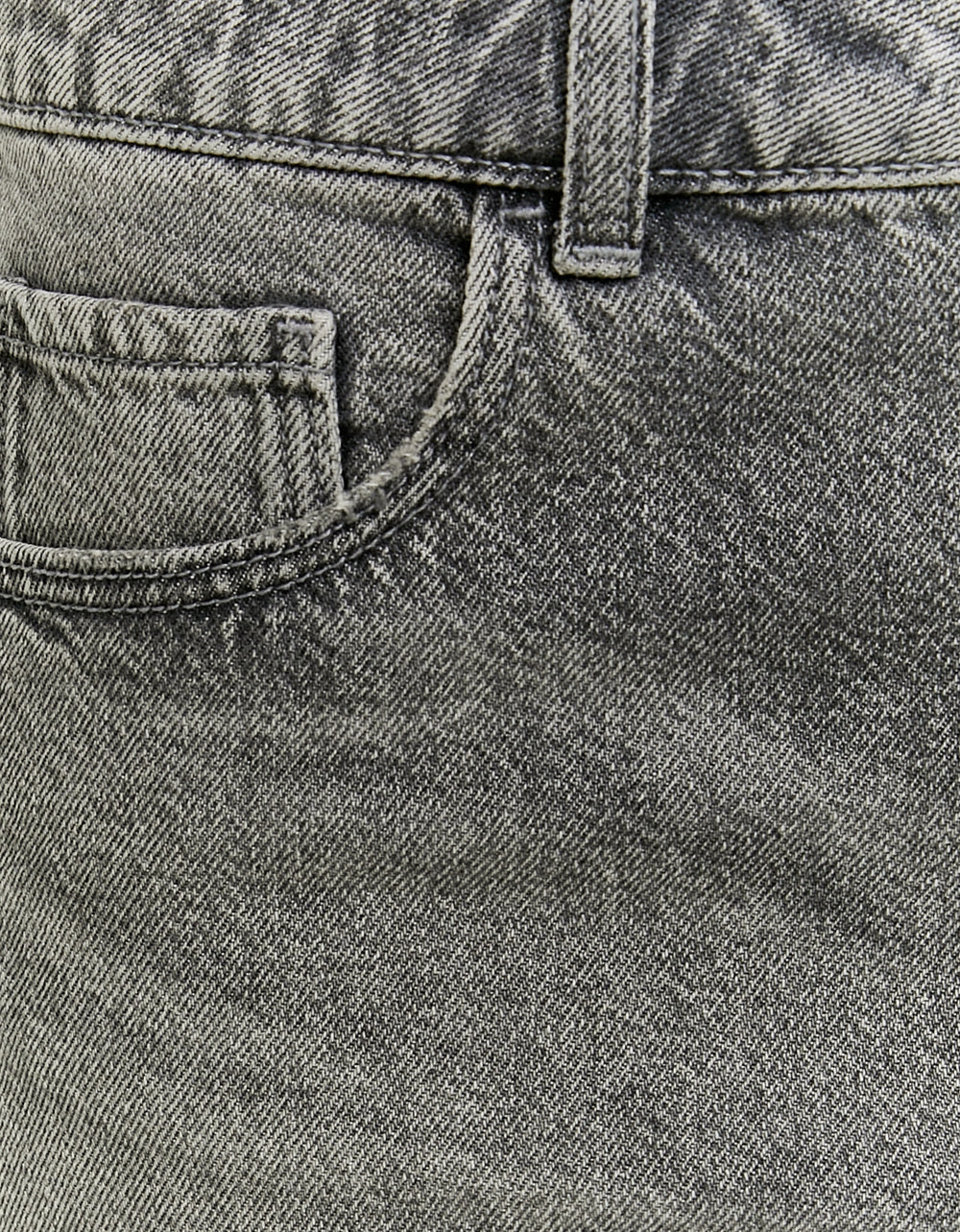 High Waist Wide Bermuda Shorts | Grey