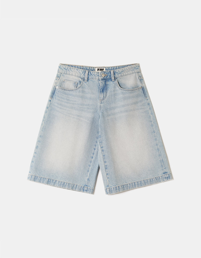 Denim Bermuda | Light Wash