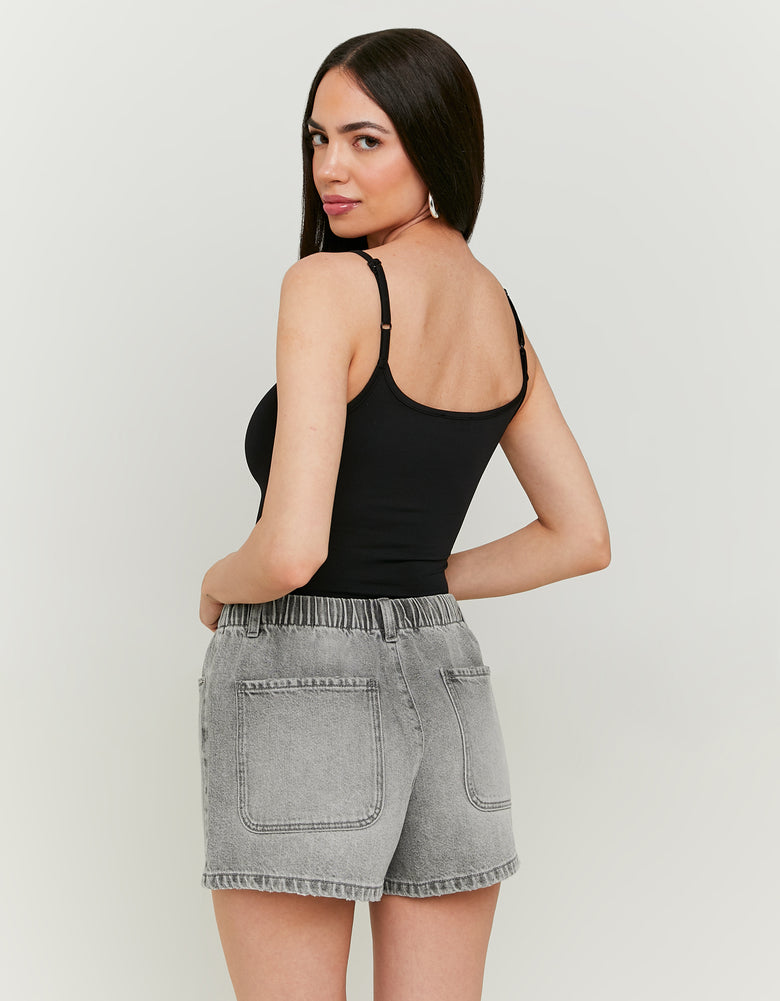 Denim Shorts | Grey Wash