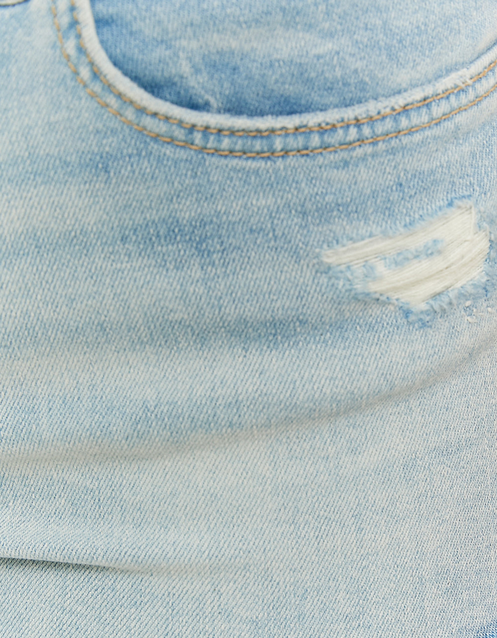 Mid Waist Mini Shorts | Blue