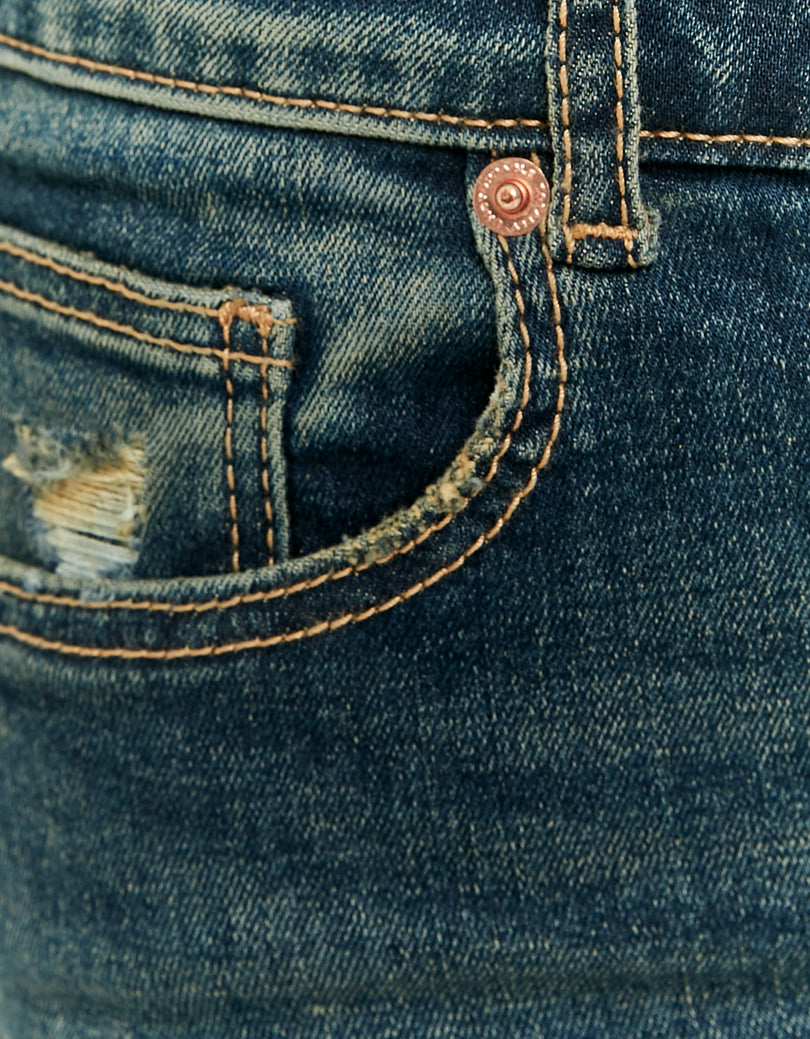 Mid Waist Mini Shorts | Vintage Wash