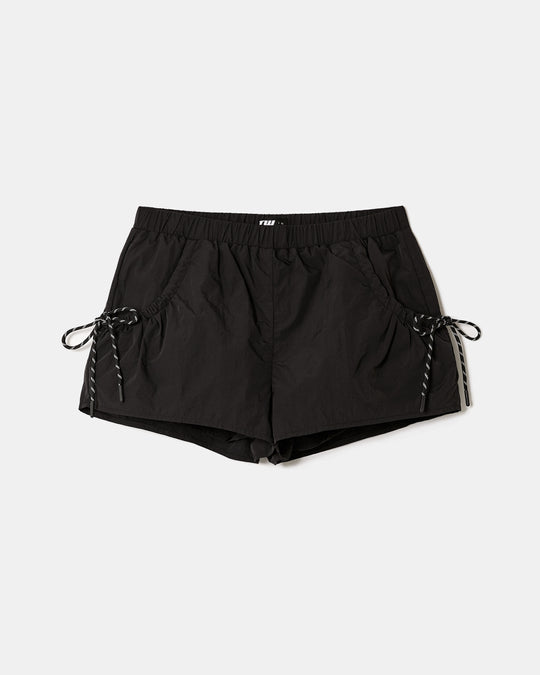Mid Waist Mini Shorts | Black