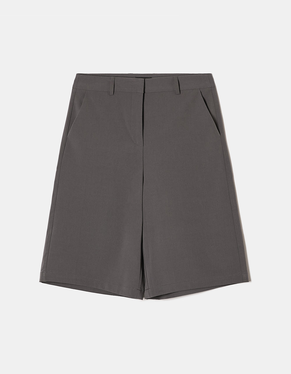 Tailored Bermuda Shorts | Grey