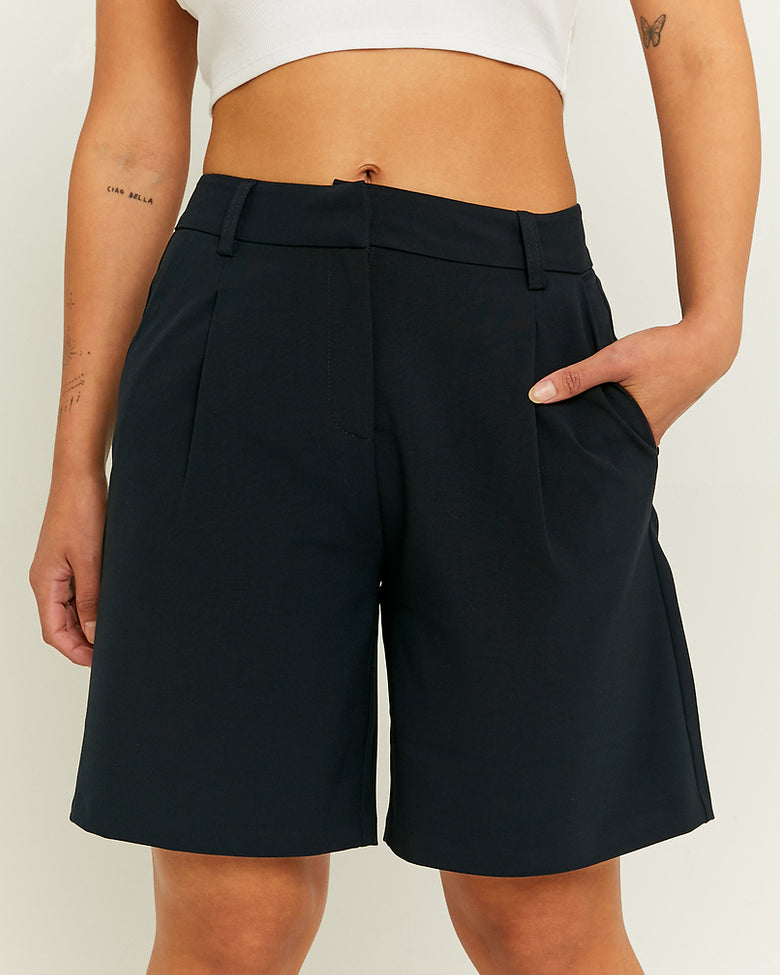 Tailoring Bermuda Shorts with Pocket | Dark Grey