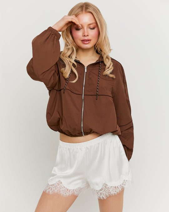 Shorts with Lace | Off White