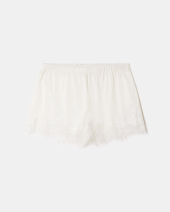 Shorts with Lace | Off White